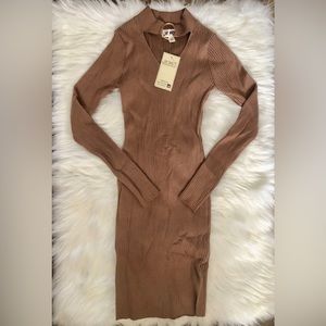 Ribbed bodycon dress